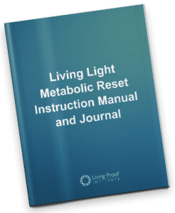 living light metabolic reset instruction manual and journal image